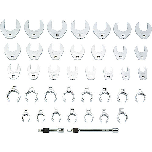 Proto 1/2″ Drive 39 Piece Flare Nut Crowfoot Wrench Set