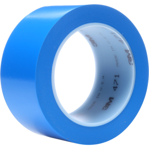 3M Vinyl Tape 471 Blue 2″ × 36 yd 5.2 mil